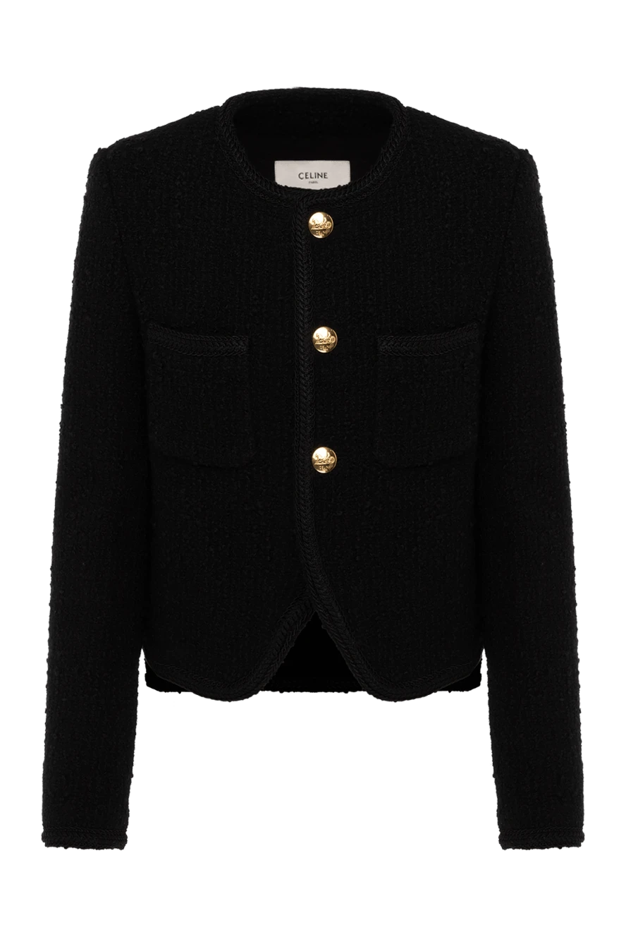 Celine woman women's black jacket купить с ценами и фото 179186 - photo 1