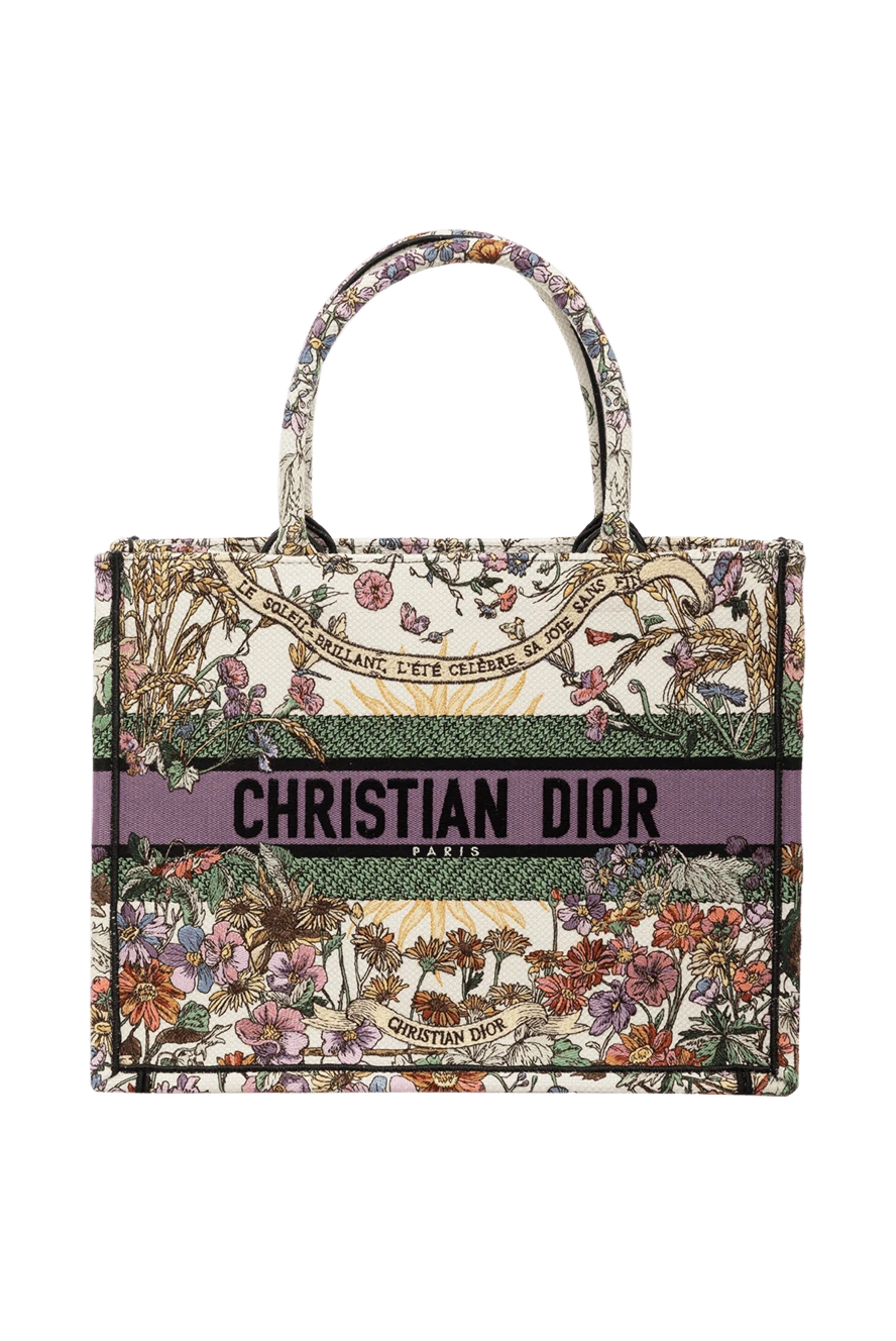 Dior woman women's purple textile bag купить с ценами и фото 179193 - photo 1