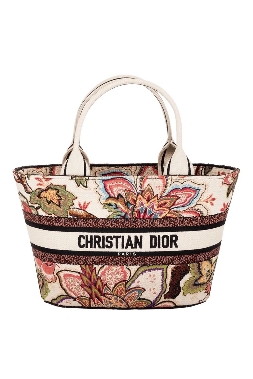 Dior woman white women's bag made of textile купить с ценами и фото 179194 - photo 1