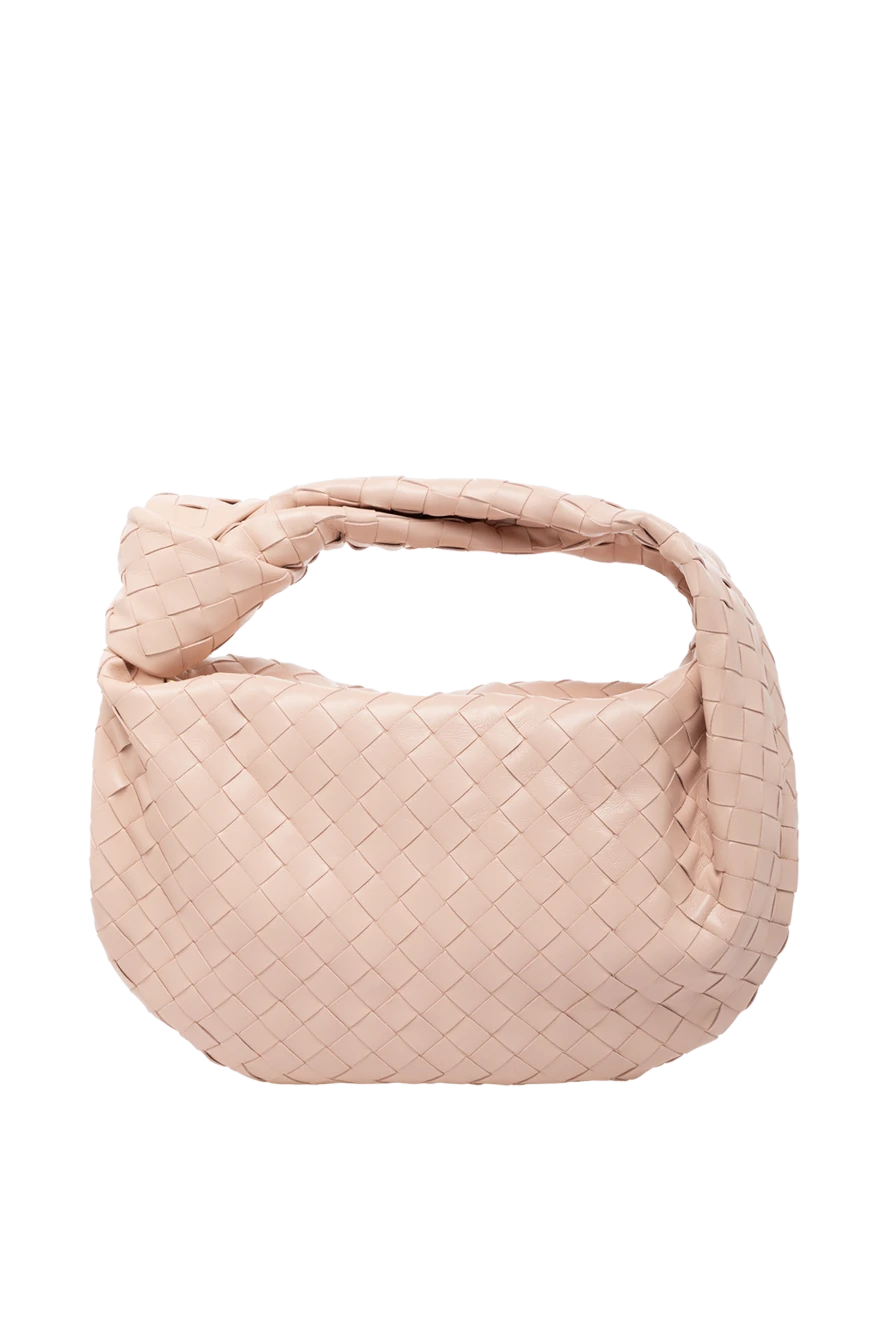 Bottega Veneta woman women's bag, pink, made of genuine leather купить с ценами и фото 179216 - photo 1