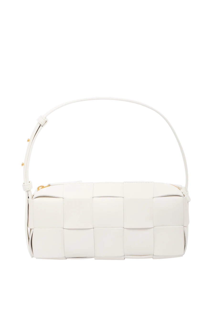 Bottega Veneta woman women's bag made of white lambskin купить с ценами и фото 179217 - photo 1