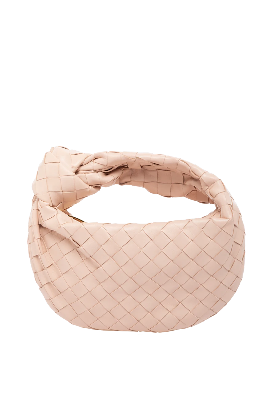 Bottega Veneta woman women's pink lambskin bag купить с ценами и фото 179220 - photo 1