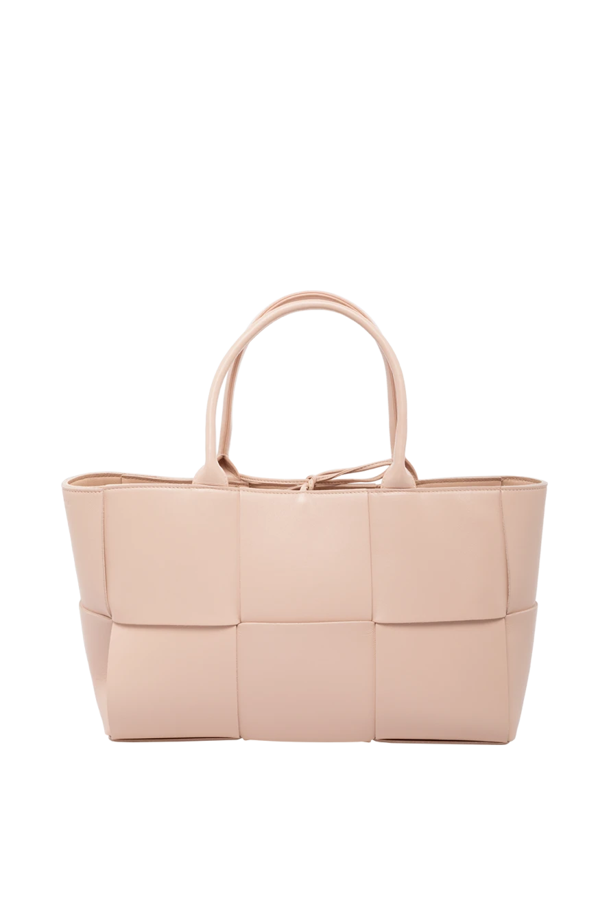 Bottega Veneta woman women's pink lambskin bag купить с ценами и фото 179223 - photo 1