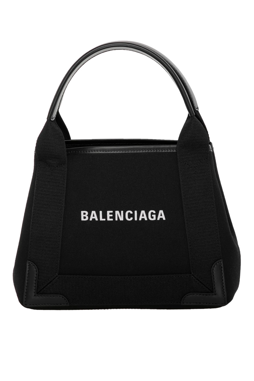 Balenciaga woman women's black textile bag купить с ценами и фото 179240 - photo 1