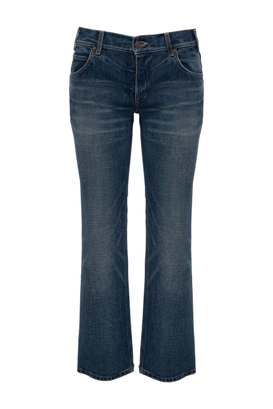 Celine woman women's blue cotton jeans купить с ценами и фото 179265 - photo 1