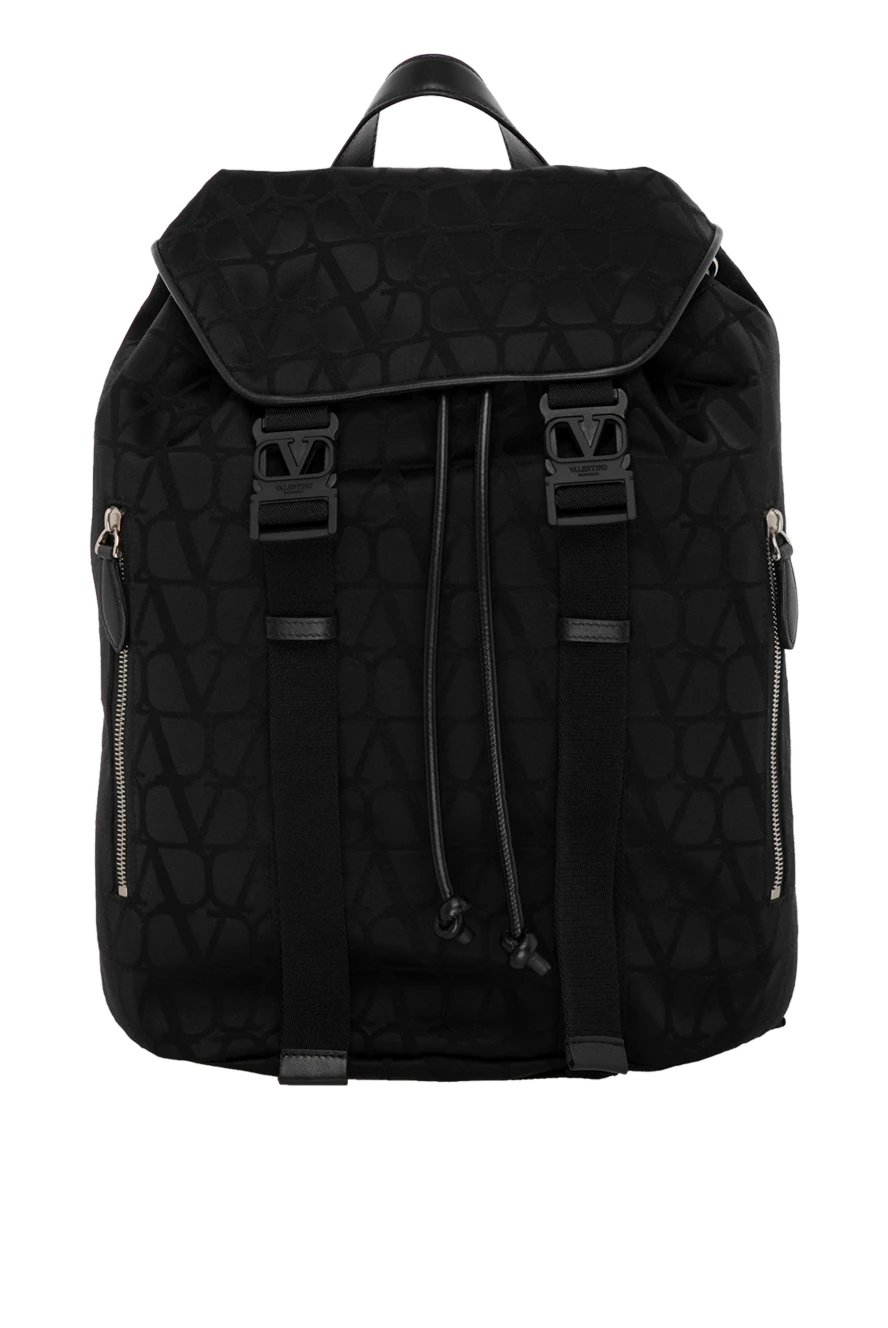 Valentino man women's backpack black made of cotton and polyester купить с ценами и фото 179267 - photo 1