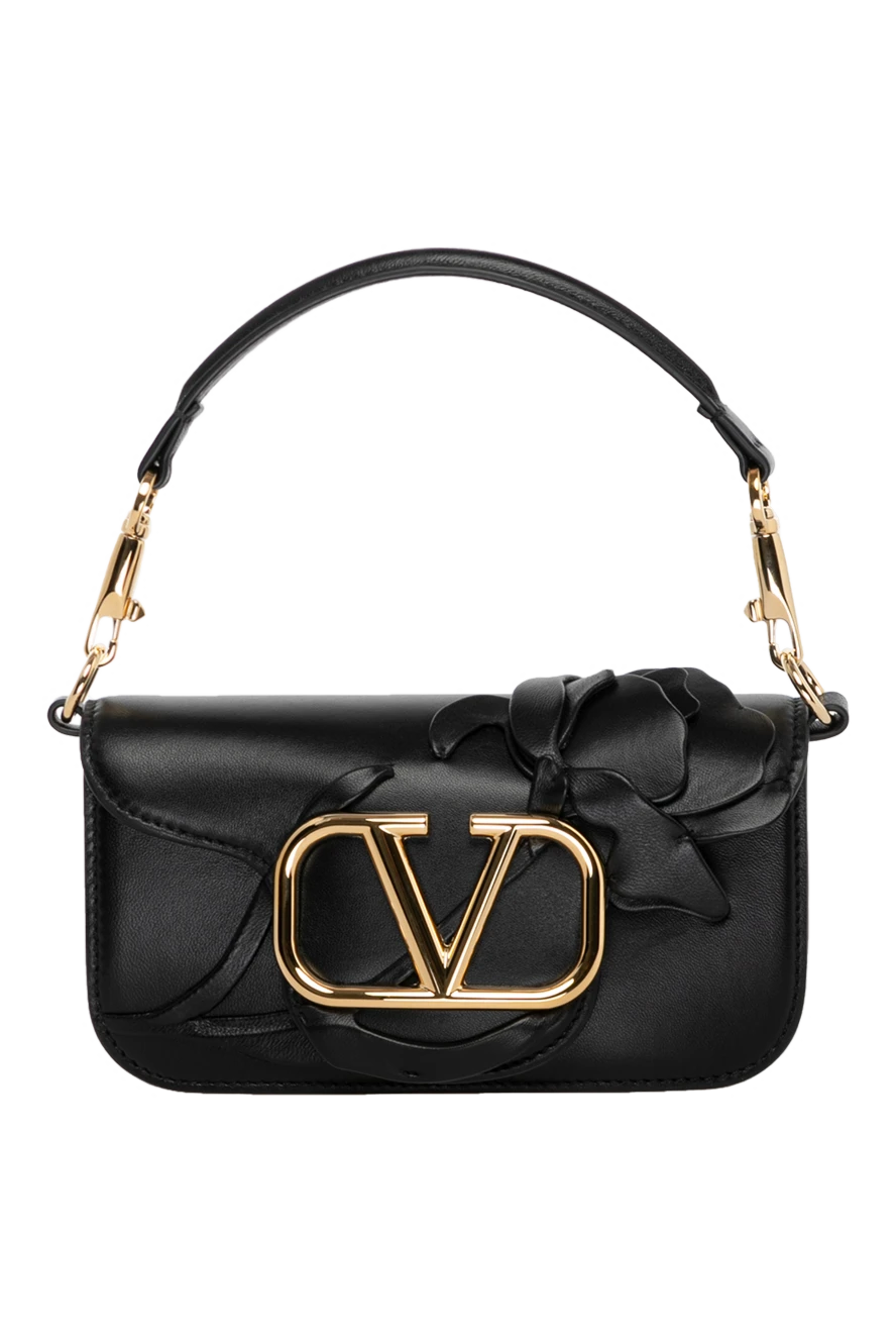 Valentino woman women's bag, black, made of genuine leather купить с ценами и фото 179276 - photo 1