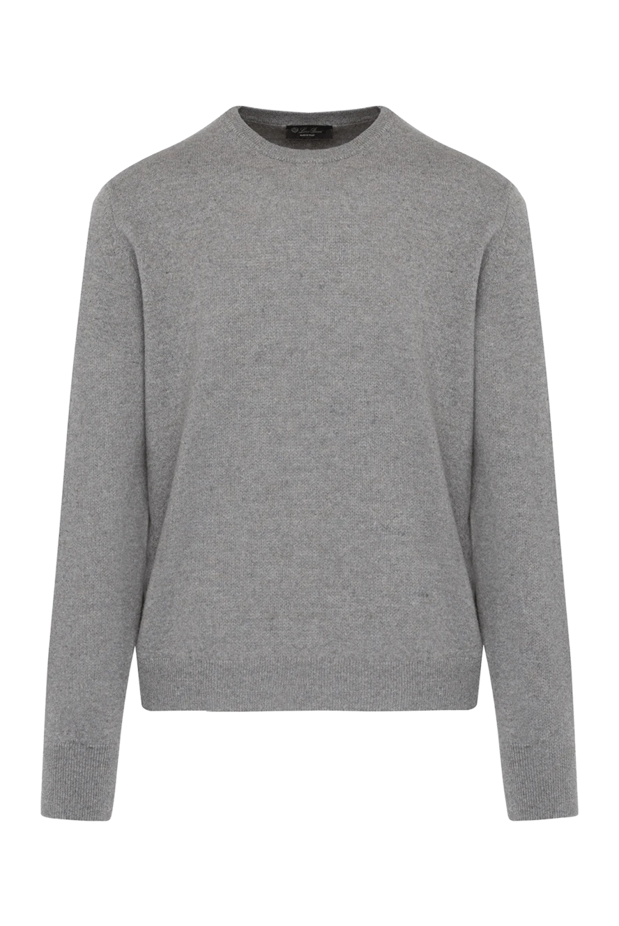 Loro Piana woman long sleeve men's gray cashmere jumper купить с ценами и фото 179286 - photo 1