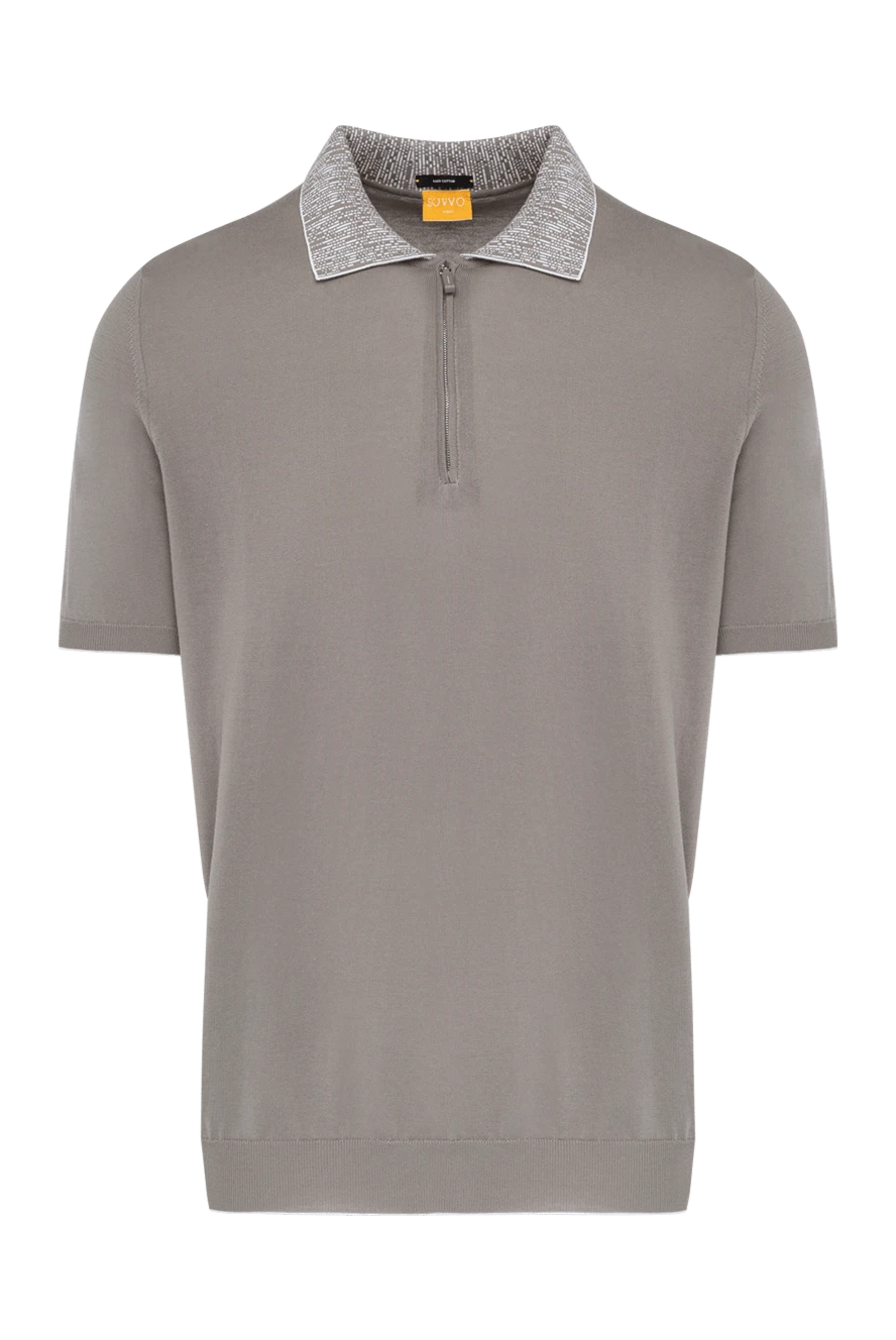 Svevo man men's beige cotton polo купить с ценами и фото 179400 - photo 1