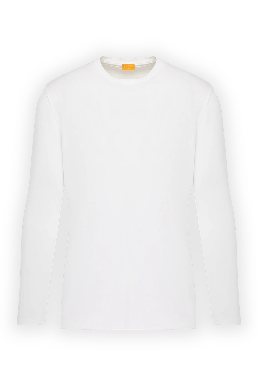 Svevo man men's white jumper made of linen and polyamide купить с ценами и фото 179542 - photo 1