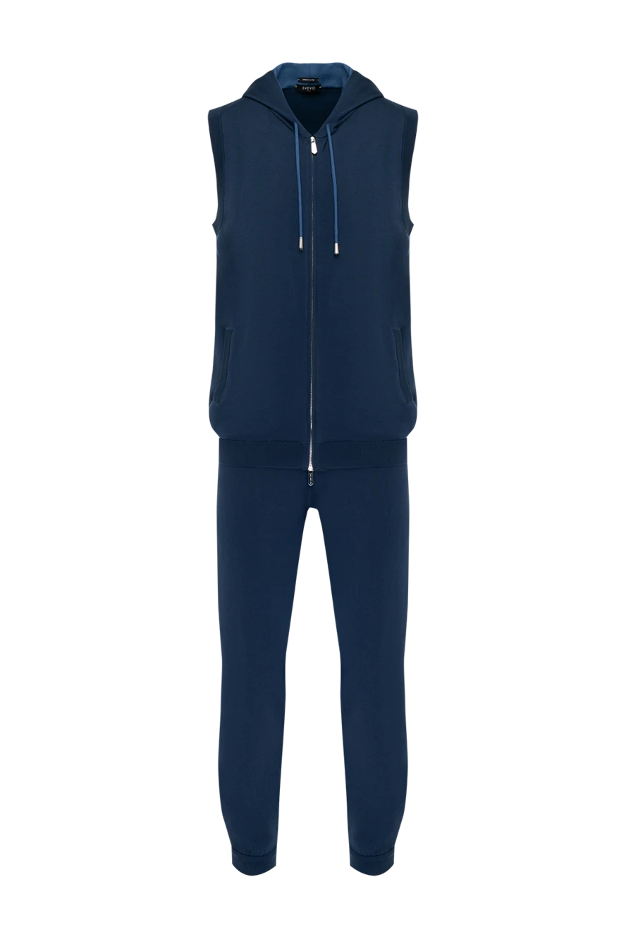 Svevo man blue walking suit made of cotton купить с ценами и фото 179545 - photo 1