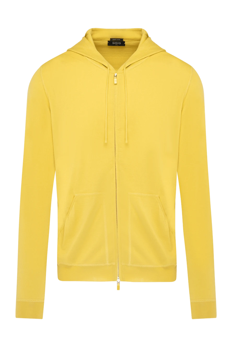 Svevo man men's yellow cotton sports jacket купить с ценами и фото 179552 - photo 1