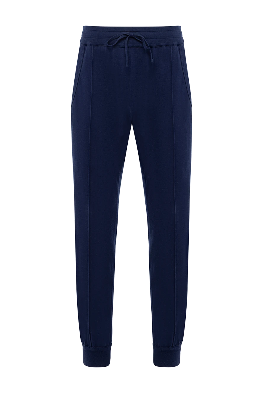 Svevo man men's blue cotton trousers купить с ценами и фото 179554 - photo 1