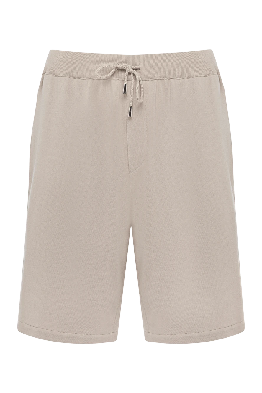 Svevo man men's beige cotton shorts купить с ценами и фото 179557 - photo 1