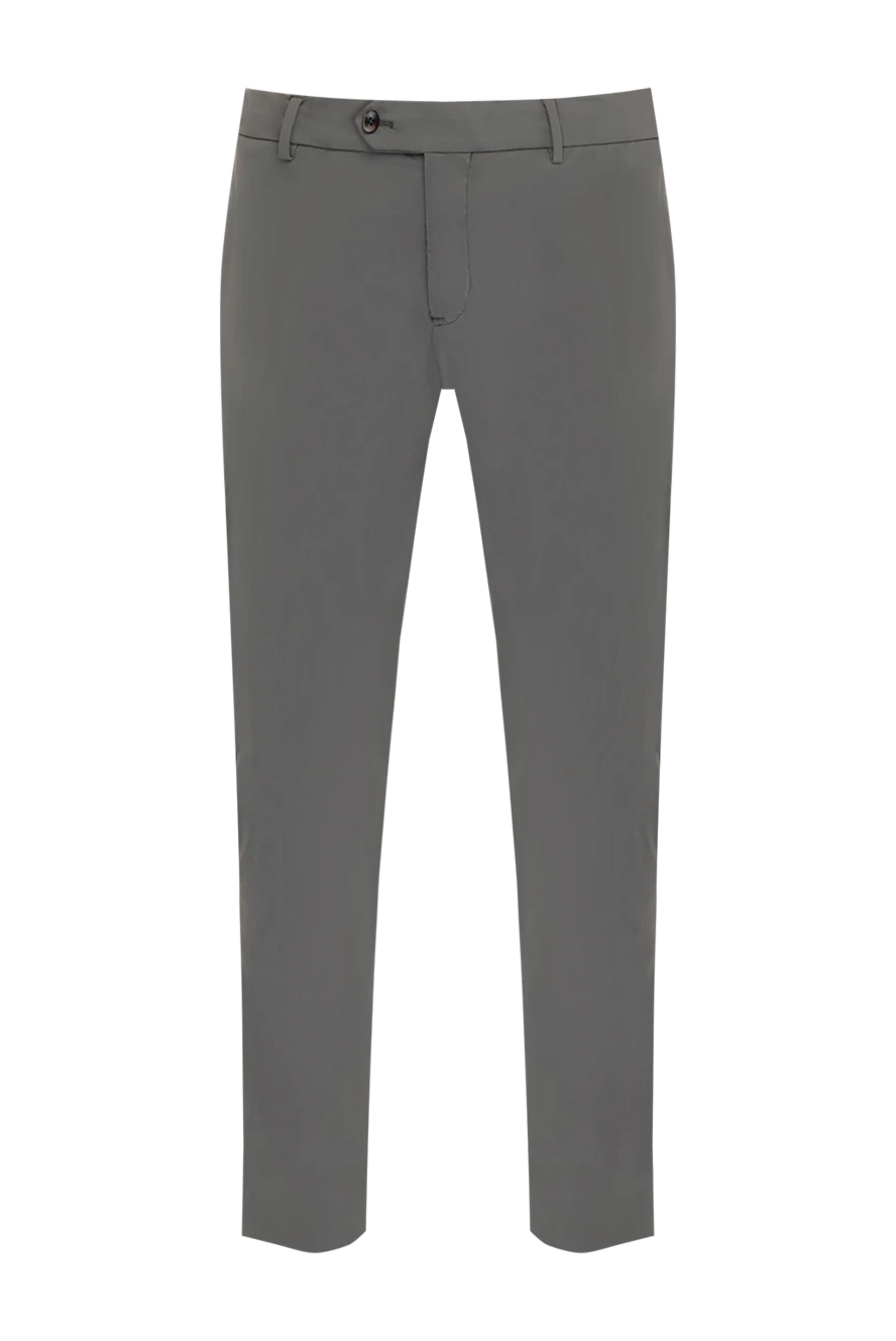 PT01 (Pantaloni Torino) man men's gray trousers made of polyamide and elastane купить с ценами и фото 179619 - photo 1