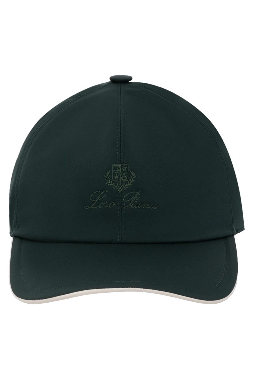 Loro Piana man men's green polyester cap купить с ценами и фото 179695 - photo 1