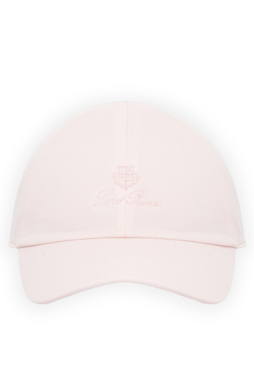 Loro Piana man men's pink cotton cap купить с ценами и фото 179700 - photo 1