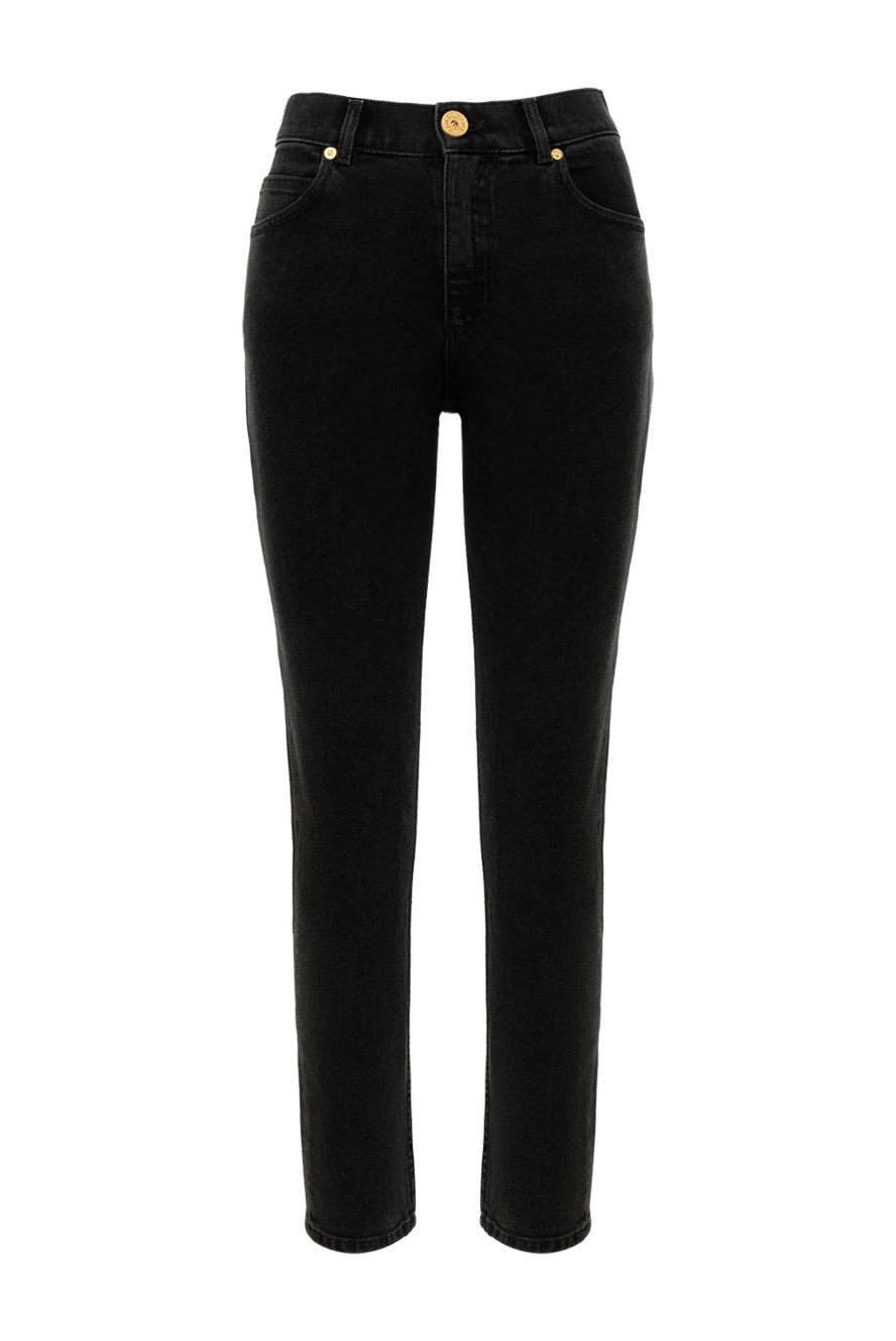 Balmain woman women's black jeans made of cotton and elastane купить с ценами и фото 179750 - photo 1