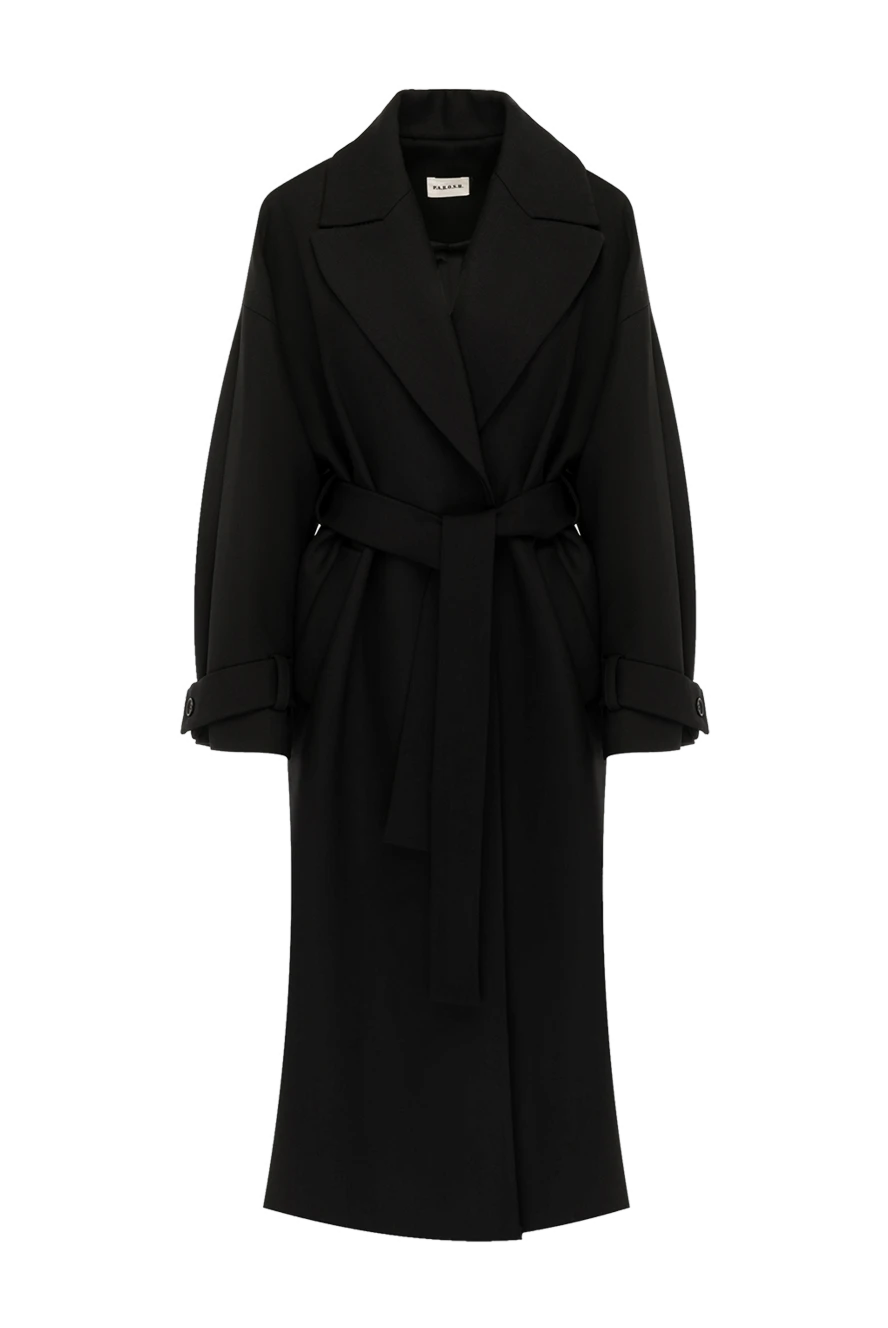 P.A.R.O.S.H. woman women's black coat купить с ценами и фото 179806 - photo 1