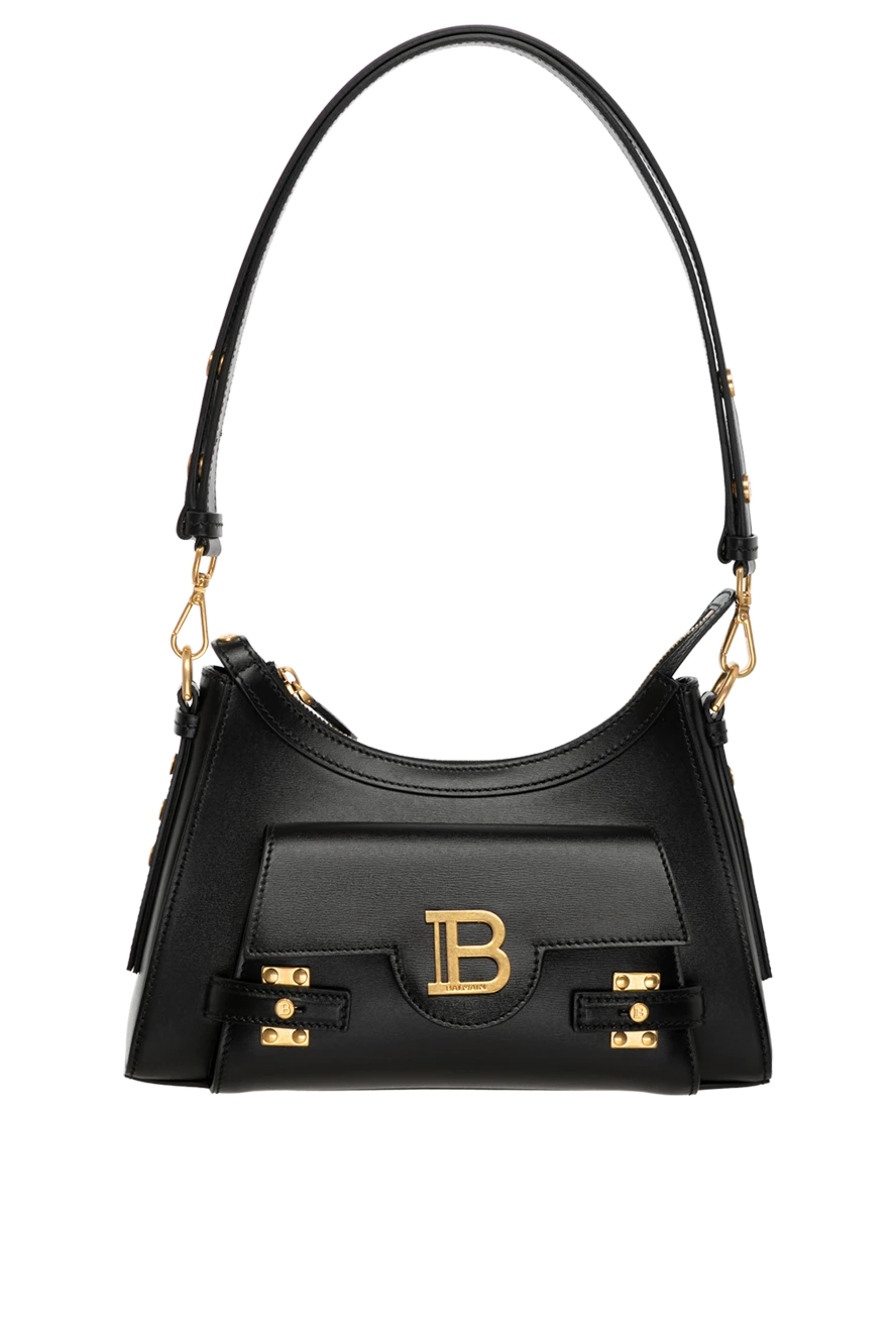 Balmain woman women's bag, black, made of genuine leather купить с ценами и фото 179827 - photo 1