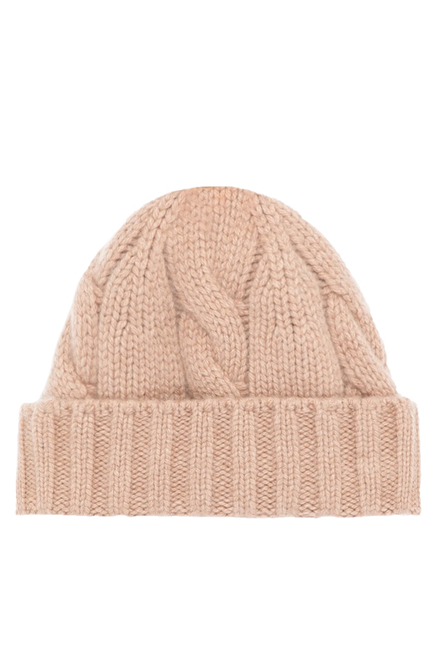 Loro Piana woman women's beige cashmere hat купить с ценами и фото 179859 - photo 1