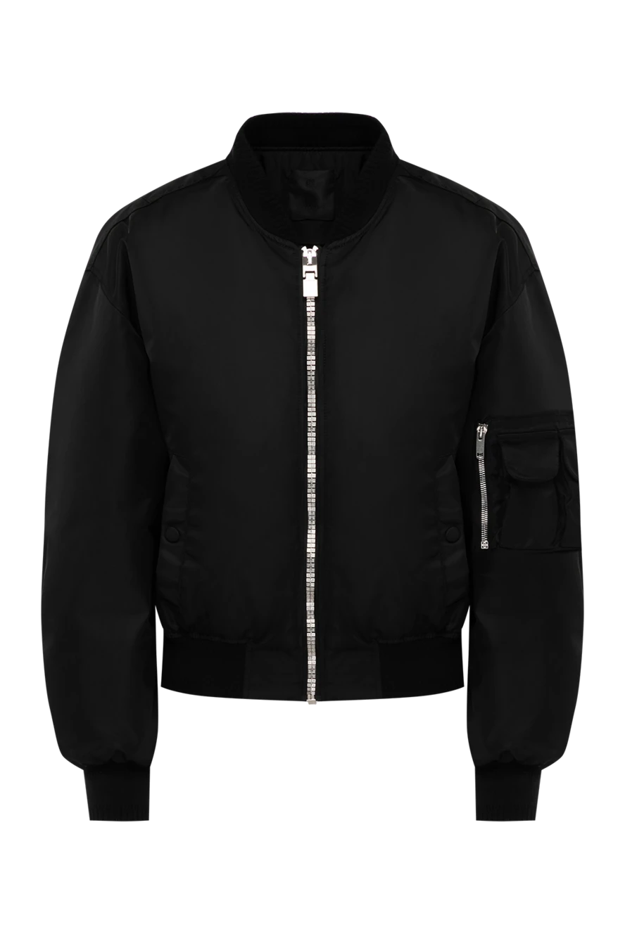 Givenchy woman women's black polyamide jacket купить с ценами и фото 179865 - photo 1