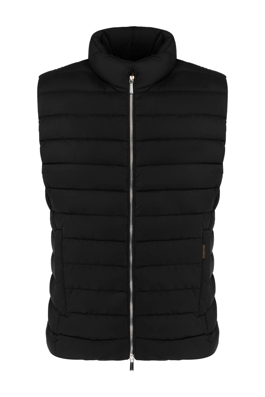 Moorer man men's black vest made of polyamide and polyurethane купить с ценами и фото 180023 - photo 1