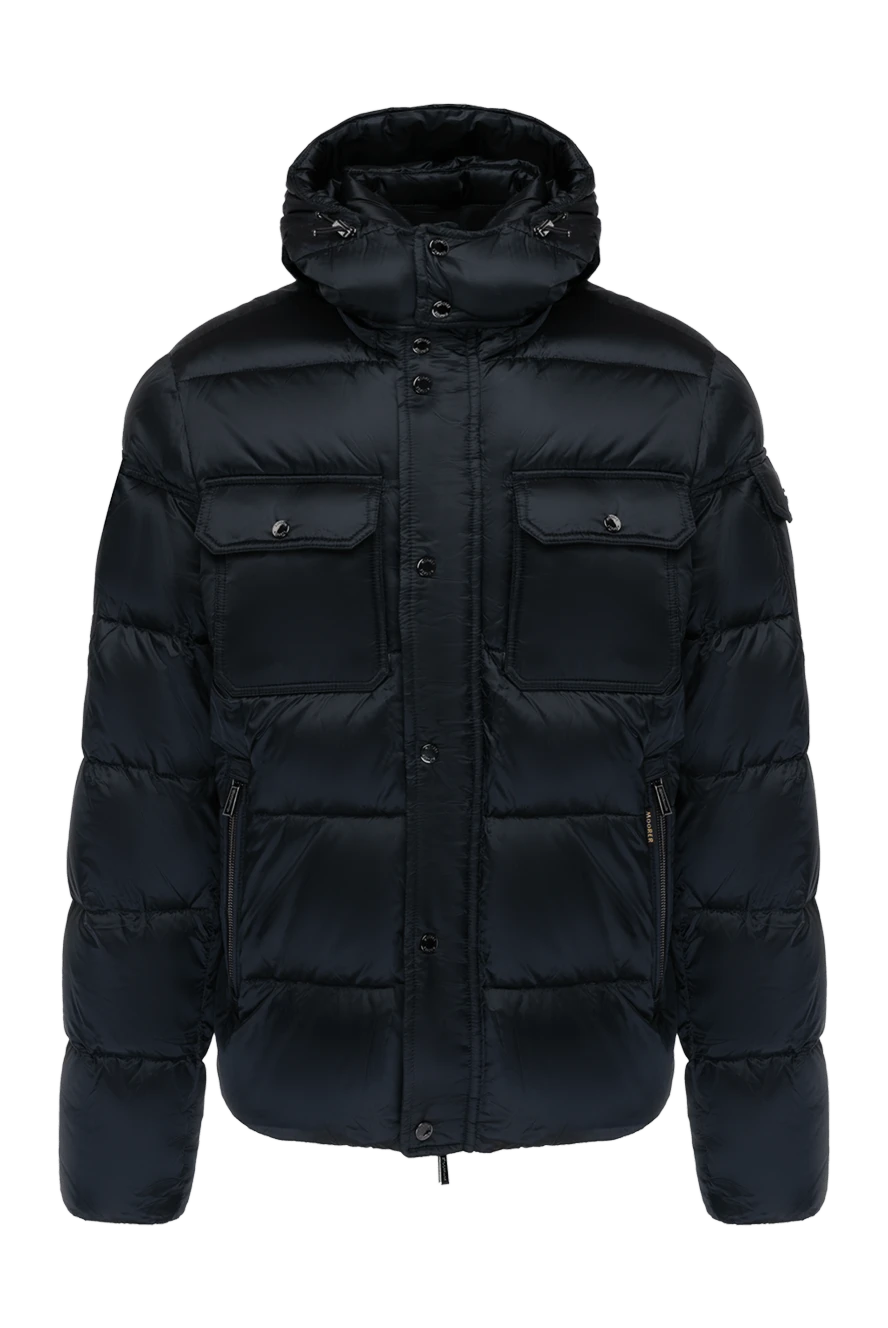 Moorer man men's blue polyamide jacket купить с ценами и фото 180031 - photo 1