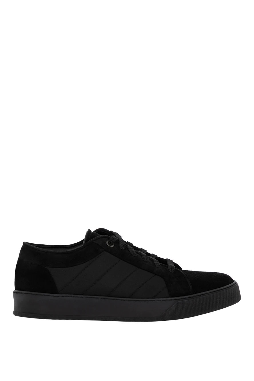 Moorer man men's black nubuck sneakers купить с ценами и фото 180059 - photo 1