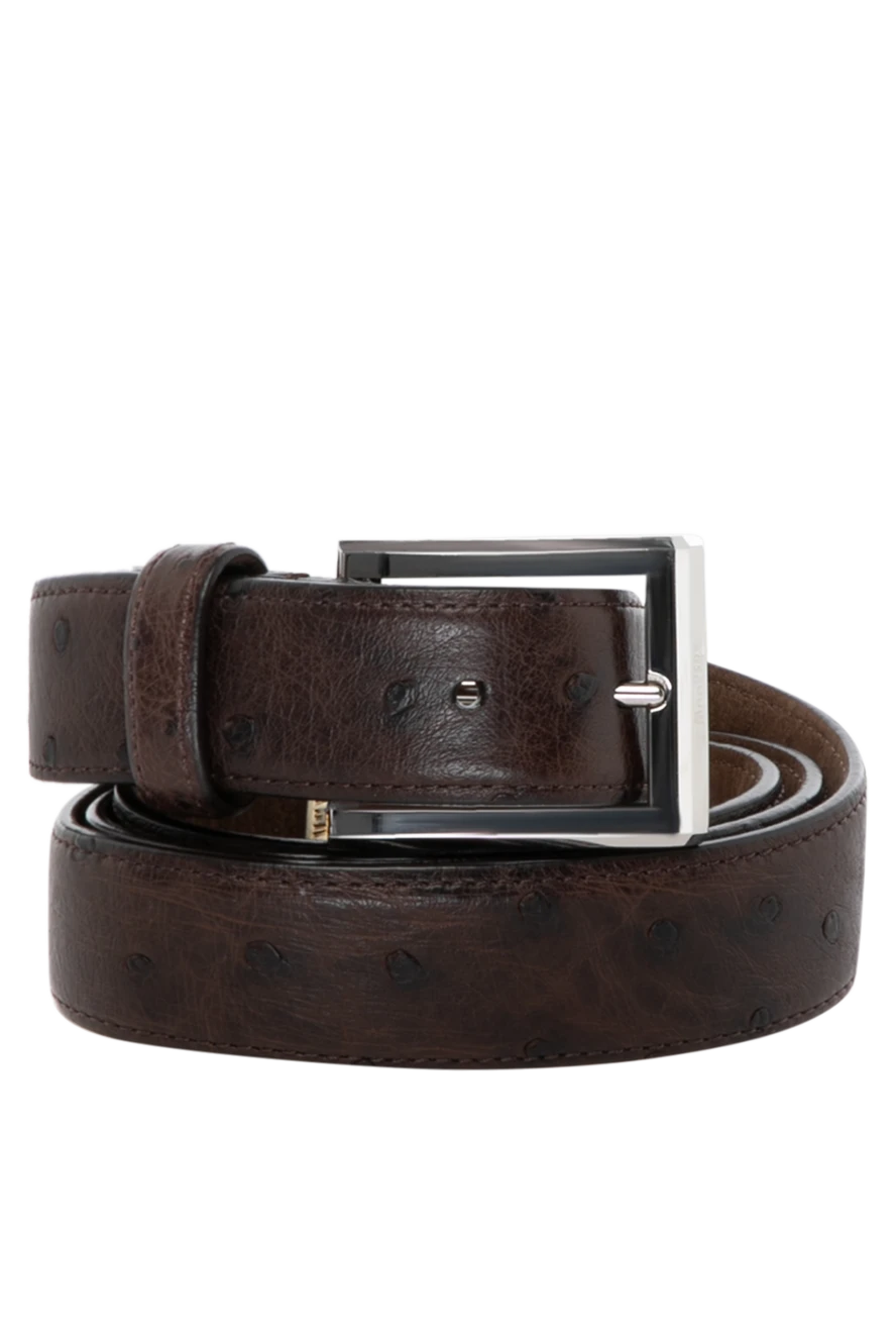 Moorer man men's brown genuine leather belt купить с ценами и фото 180063 - photo 1