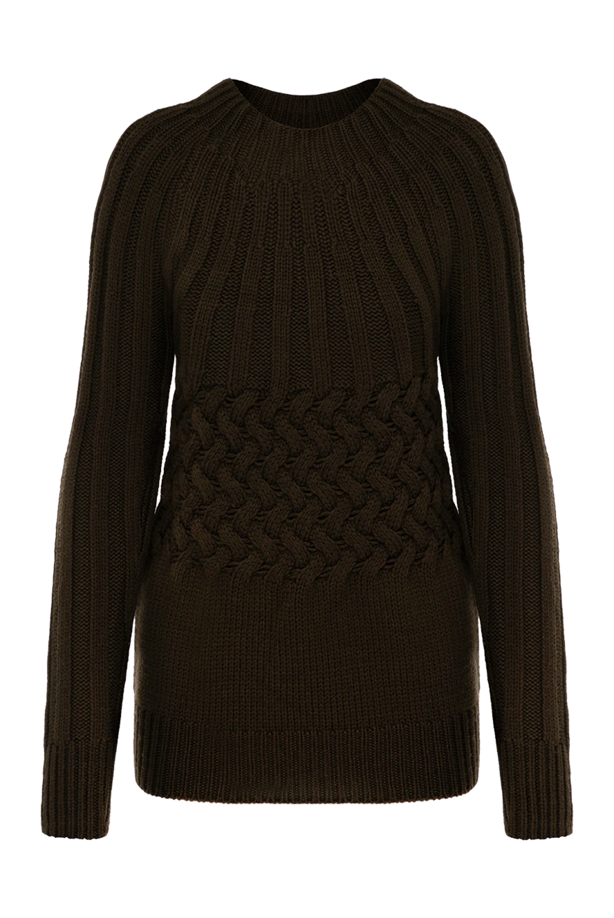 Moorer woman women's brown wool jumper купить с ценами и фото 180101 - photo 1