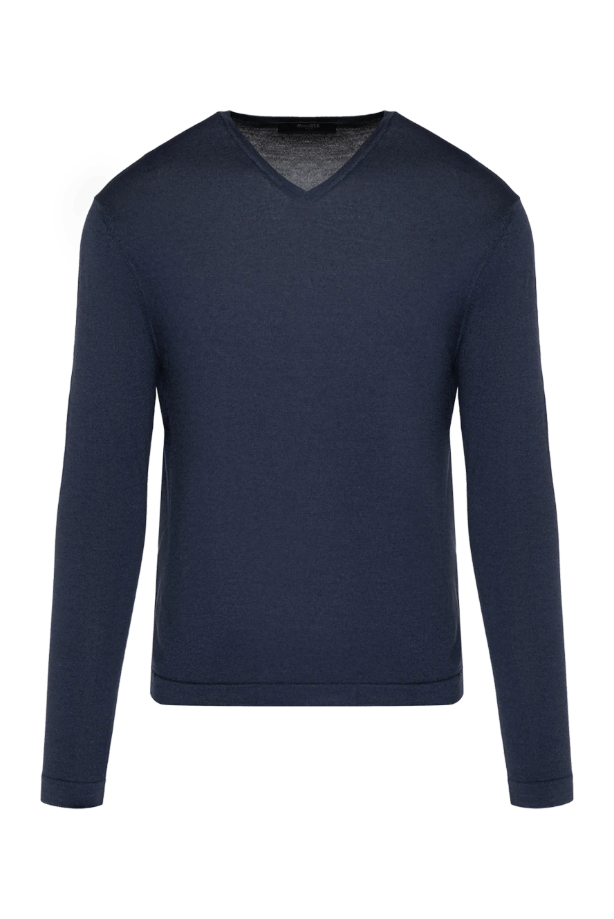 Moorer man men's blue wool jumper купить с ценами и фото 180111 - photo 1