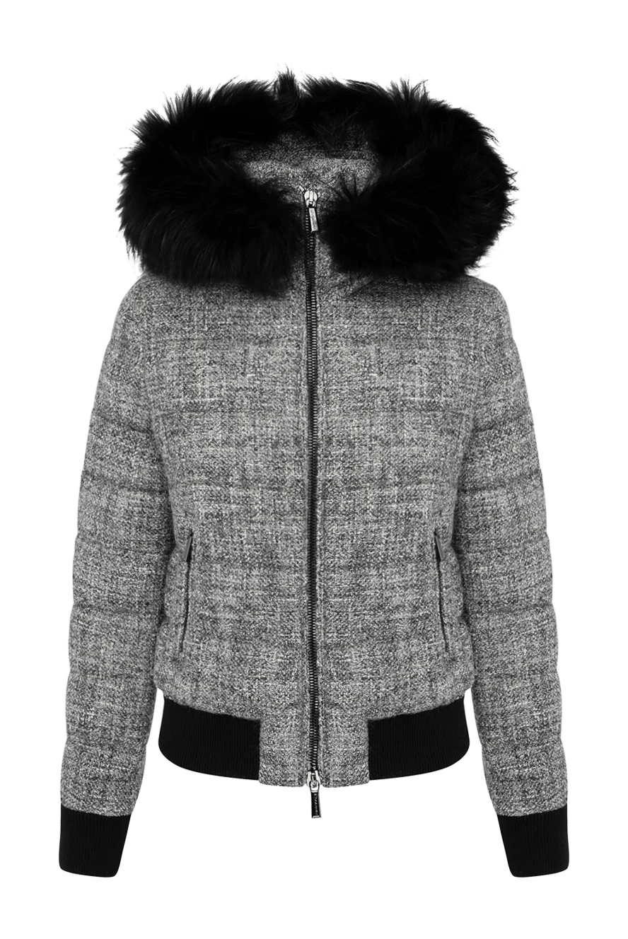 Moorer woman women's down jacket gray купить с ценами и фото 180174 - photo 1