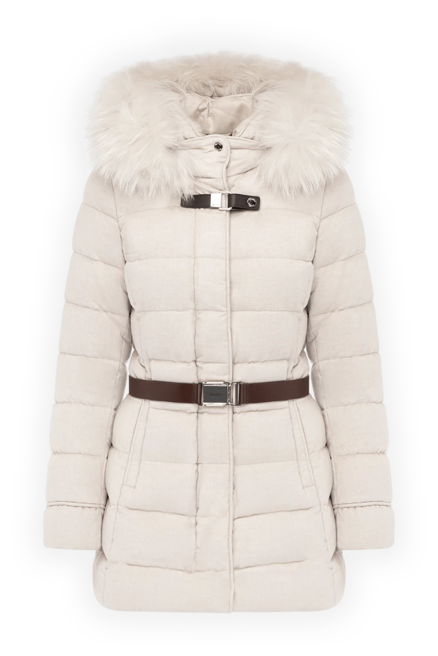 Moorer woman women's gray cashmere down jacket купить с ценами и фото 180178 - photo 1