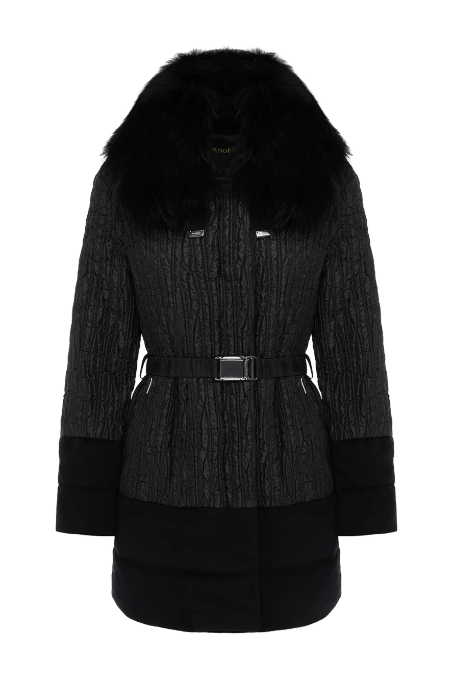 Moorer woman women's black down jacket made of polyamide купить с ценами и фото 180183 - photo 1