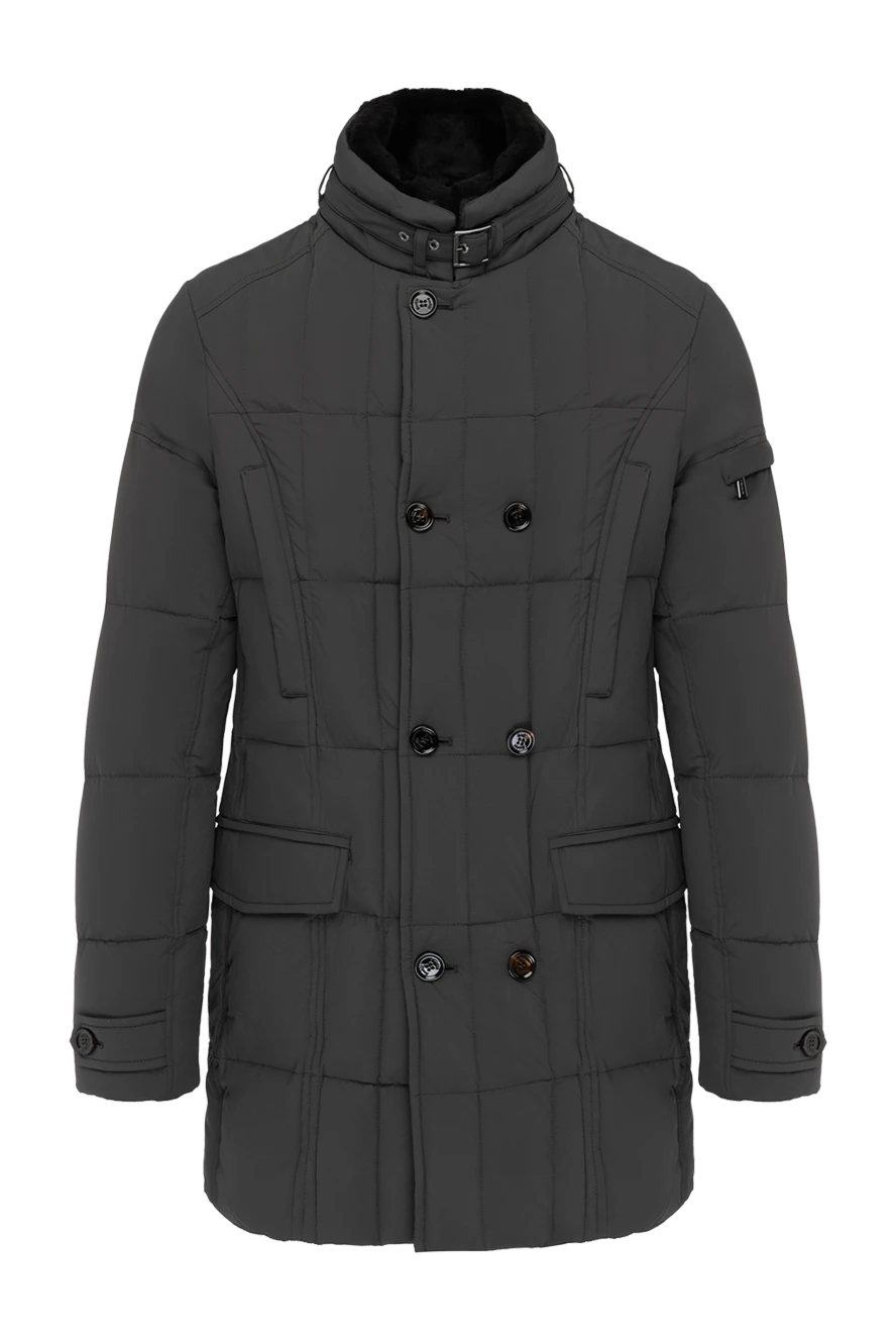 Moorer man men's gray jacket made of polyamide and polyurethane купить с ценами и фото 180220 - photo 1