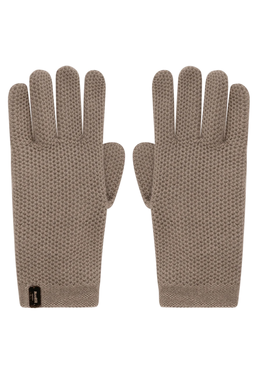 Moorer woman women's brown cashmere gloves купить с ценами и фото 180239 - photo 1