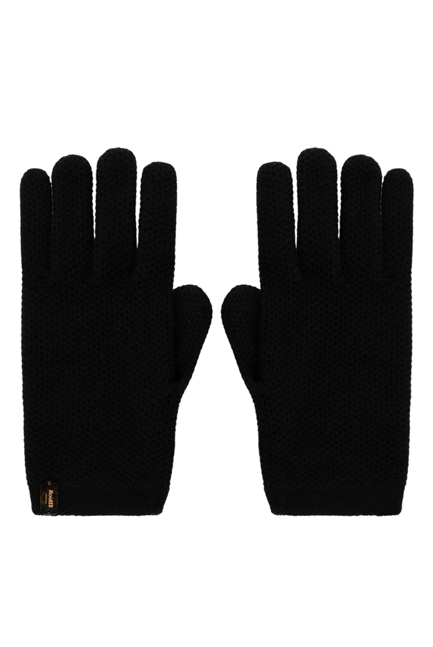 Moorer woman women's black cashmere gloves купить с ценами и фото 180241 - photo 1