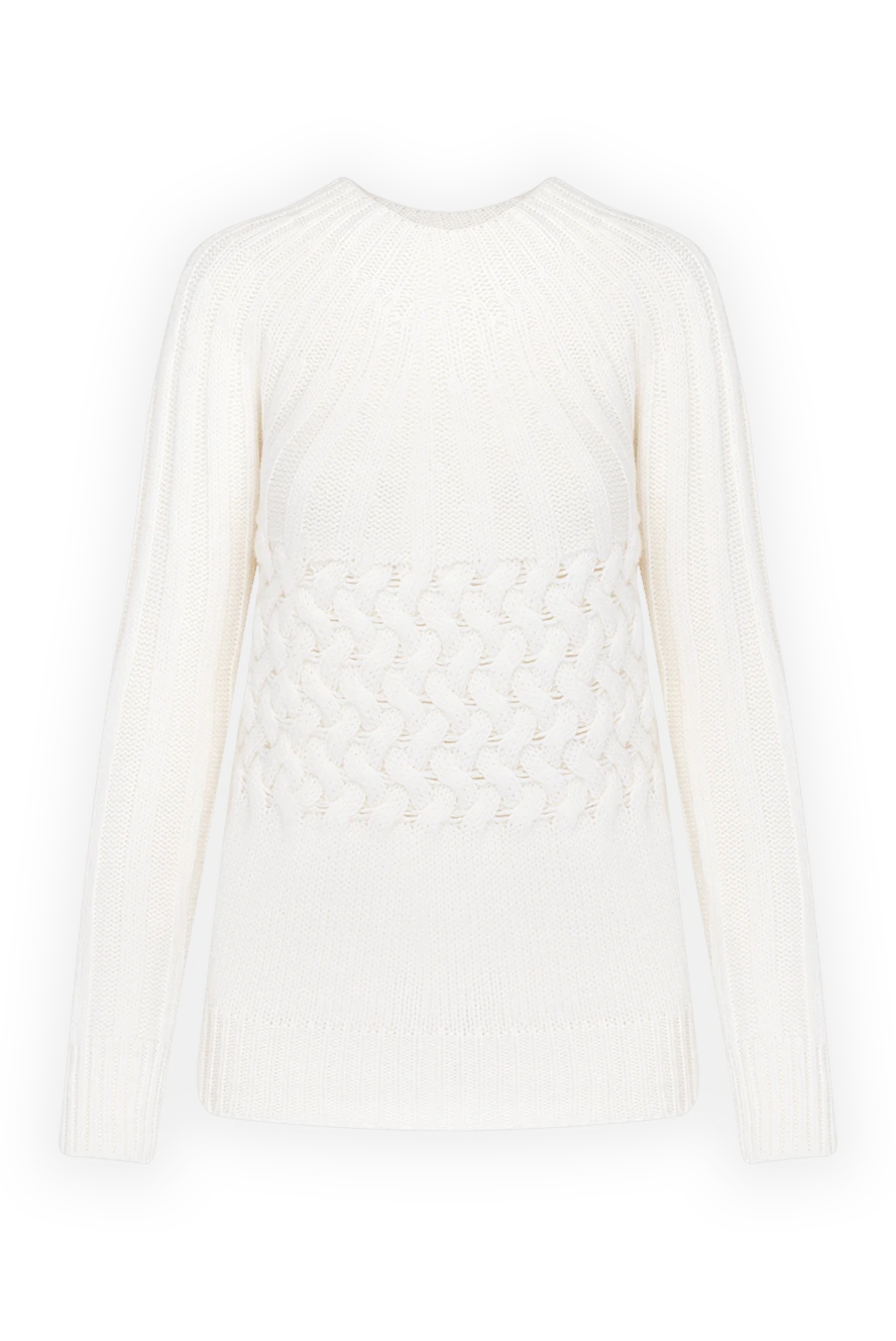 Moorer woman women's white wool jumper купить с ценами и фото 180264 - photo 1