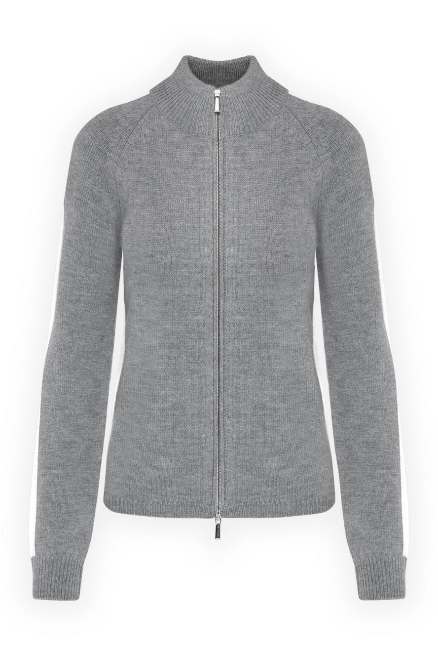 Moorer woman women's gray wool cardigan купить с ценами и фото 180279 - photo 1