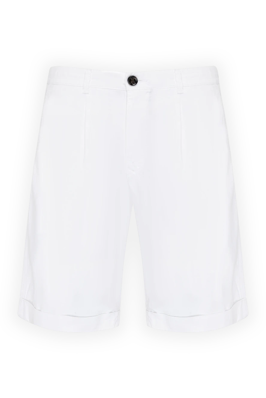 Moorer man men's white shorts made of cotton and elastane купить с ценами и фото 180282 - photo 1