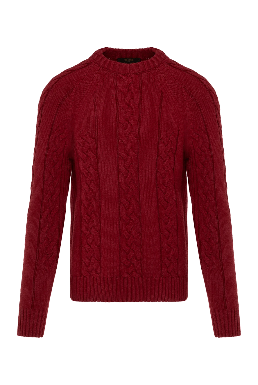 Moorer man men's red cashmere jumper купить с ценами и фото 180288 - photo 1