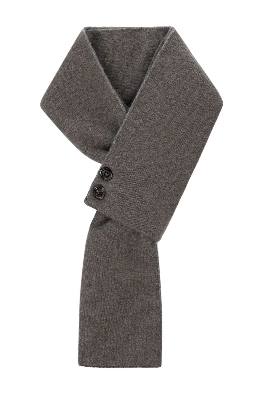 Moorer man men's gray cashmere scarf купить с ценами и фото 180309 - photo 1