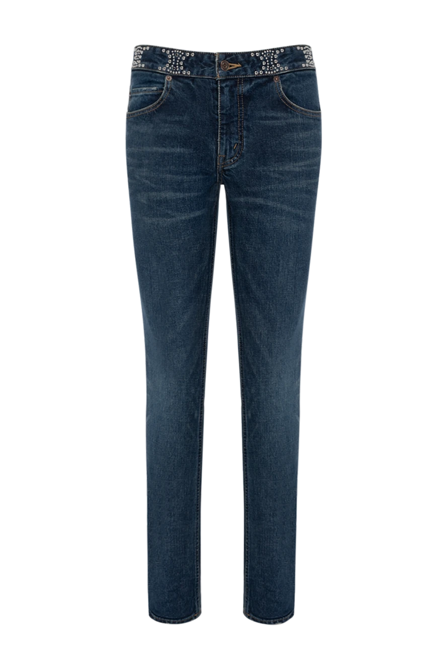 Celine woman women's blue jeans made of cotton and elastane купить с ценами и фото 180325 - photo 1