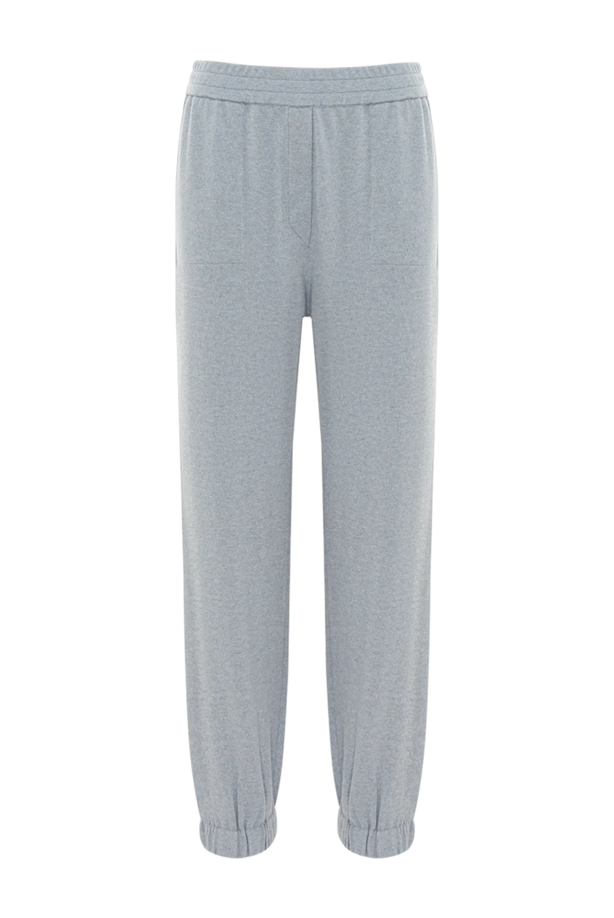 Brunello Cucinelli әйелдерге арналған кең кашемирден жасалған спорттық шалбар 180371 - фото 1