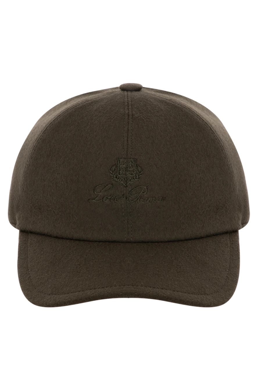 Loro Piana man men's green cashmere cap купить с ценами и фото 180426 - photo 1