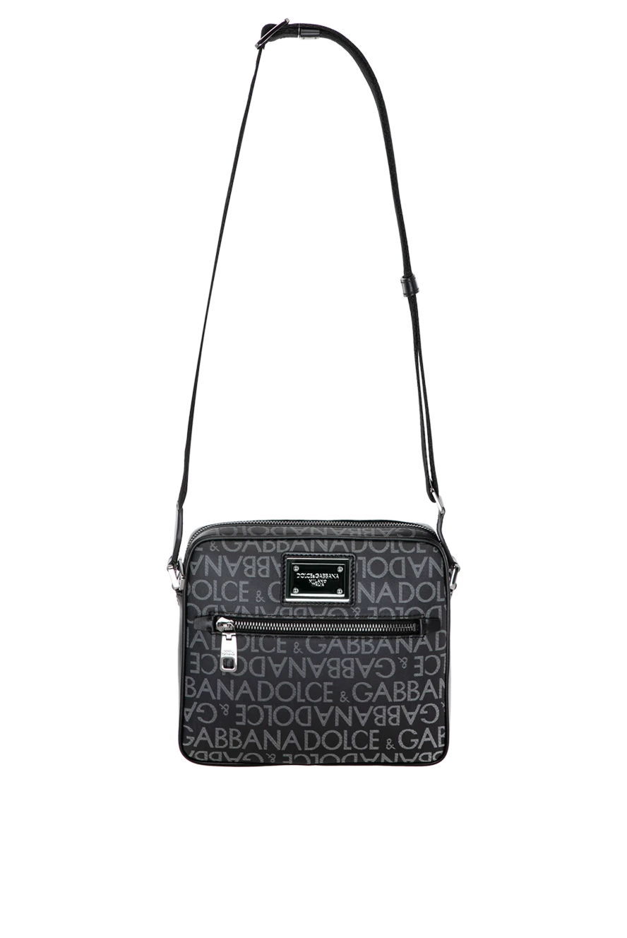 Dolce & Gabbana man men's shoulder bag, black, textile купить с ценами и фото 180441 - photo 1