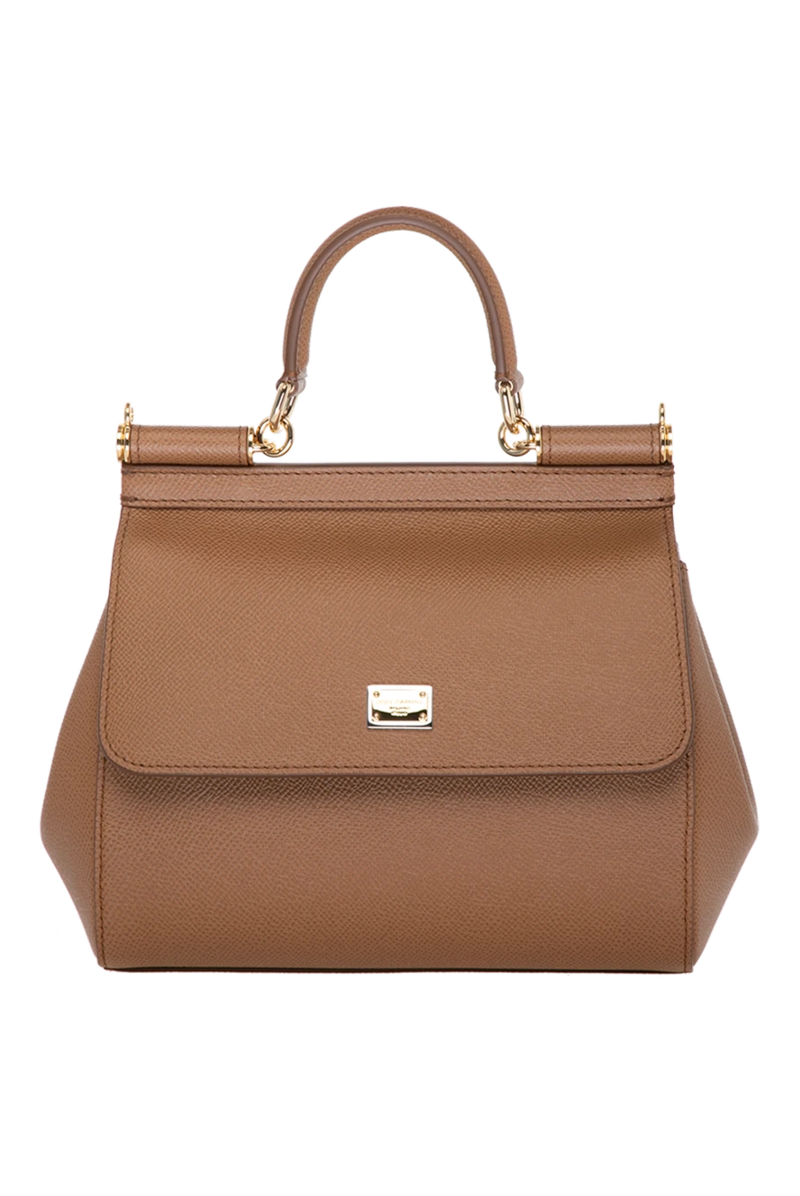 Dolce & Gabbana woman women's beige calfskin bag купить с ценами и фото 180447 - photo 1