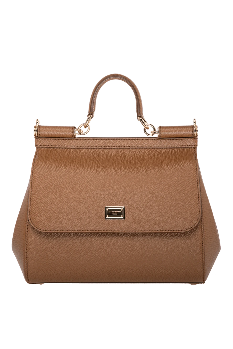 Dolce & Gabbana woman women's beige calfskin bag купить с ценами и фото 180448 - photo 1