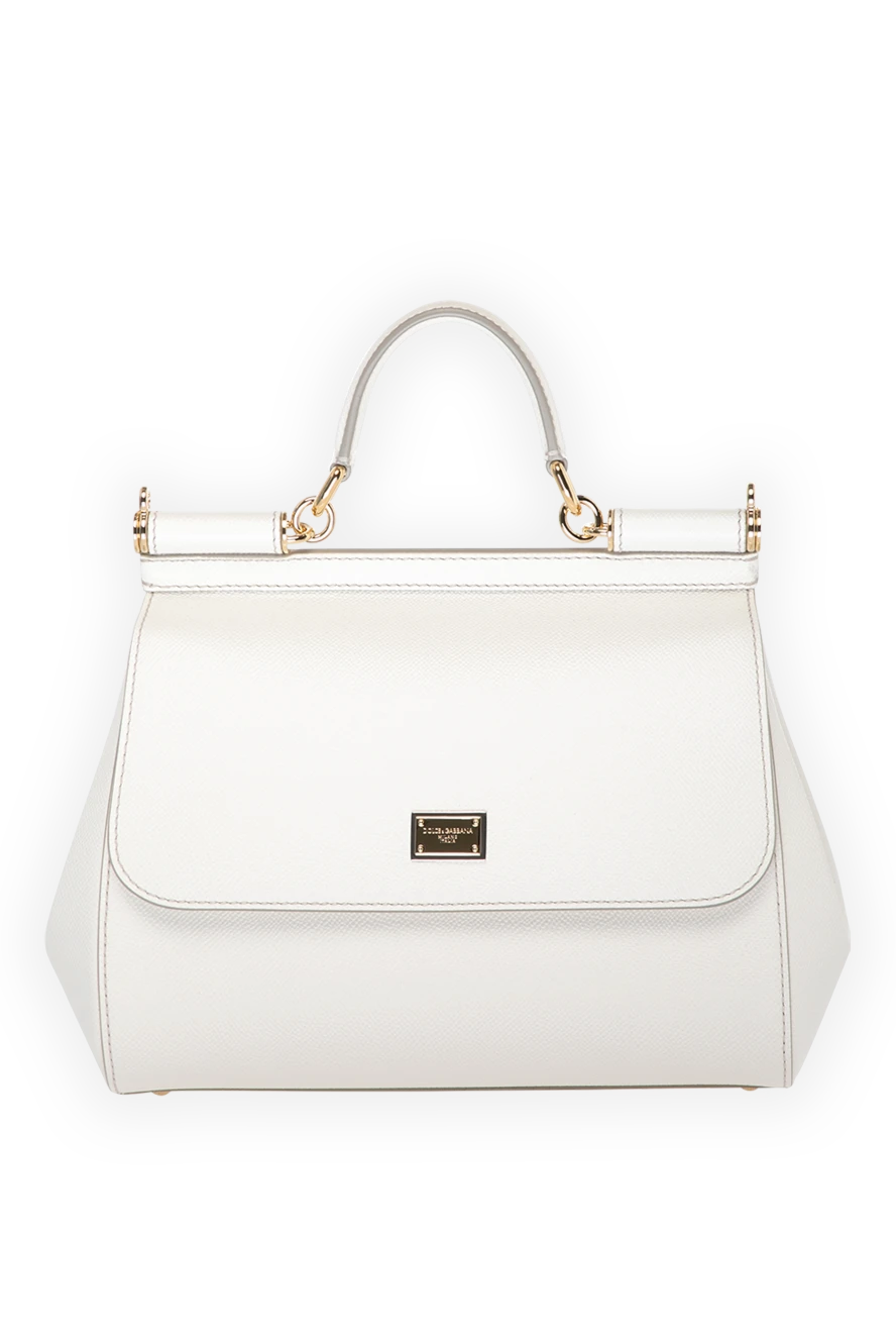 Dolce & Gabbana woman women's white calfskin bag купить с ценами и фото 180450 - photo 1